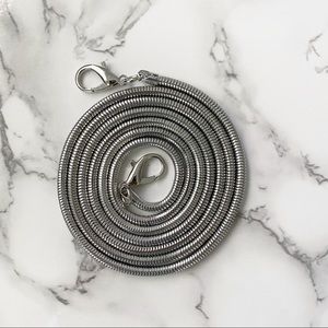 Crossbody / Shoulder Replacement Chain Strap Silver